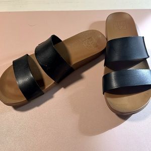 Reef Black Vista Slides